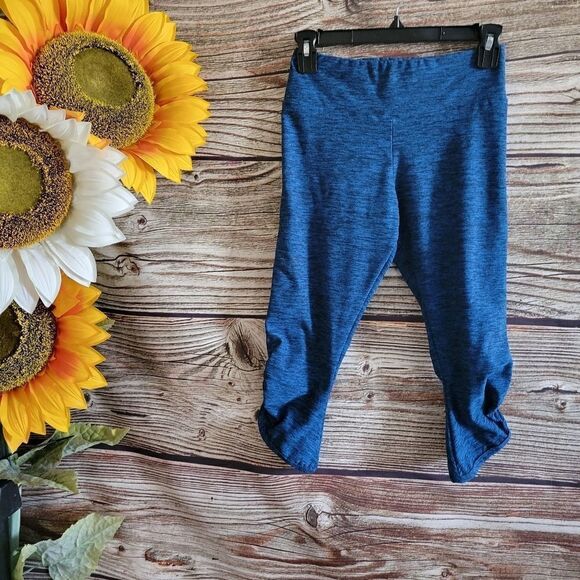 "Kokoon " Woman's Activewear bottoms leggings Size : small blue/black Pre-owned - Picture 1 of 7